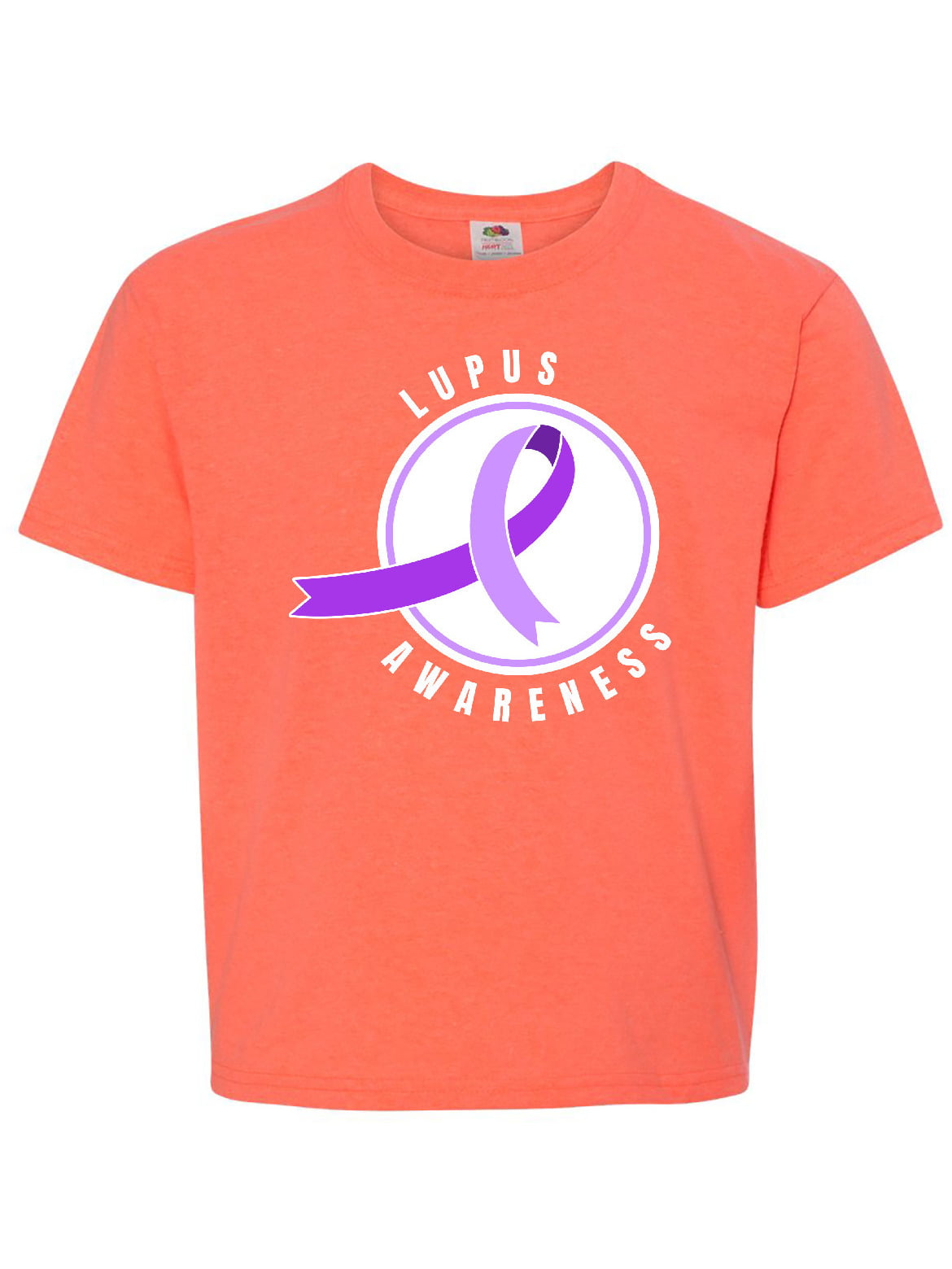 inktastic Lupus Awareness with Purple Ribbon Circle Baby T-Shirt