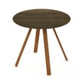 thumbnail image 4 of Furinno Redang Outdoor 4-Leg Round Smart Top Table, Walnut, 4 of 7