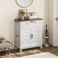thumbnail image 2 of M optimized Farmhouse Storage Cabinet 3-Tiers Adjustable Shelf, Kitchen & Dining Room Organizer, Multi-Functional Entryway Cabinet, 2 of 6