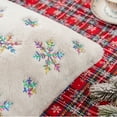 thumbnail image 5 of Christmas Decorative Throw Pillow Covers Cozy Boho Farmhouse Cushion Cover with Tassels Soft Accent Pillowcase Bedside Pillowcase Living Room Sofa Cushion, 5 of 9
