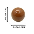 thumbnail image 5 of CSCHome 2PCS 1.4x1.3in High Quality Round Ceramic Dresser Drawer Cabinet Knob with 1in Screw(Orange), 5 of 5