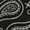 CZC157, variant on Black Paisley Bandana Pattern Women Dress V-Neck Short Sleeve Flowy Swing Party Midi Dress