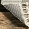 thumbnail image 5 of nuLOOM Lessie High/lLow Geometric Tassel Area Rug, 5' 3" x 7' 6", Ivory, 5 of 9