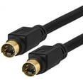 thumbnail image 2 of 25-Feet S-Video SVideo (SVHS) Gold Plated Cable 4 pin by BRENDAZ for home theater, DSS receivers, VCRs, DVRs/PVRs, camcorders, DVD players., 2 of 3