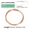 thumbnail image 3 of 99% Alambre de Cobre Suave, 24 Gauge 16FT Alambre de Cobre Puro para Manualidades DIY [0.5mm, 15M], 3 of 7