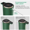 thumbnail image 5 of Dispensador automático de jabón líquido, dispensador de jabón líquido verde de 300 ml con recargable tipo C, dispensador de gel de ducha impermeable IPX4 para cocina y baño, 5 of 5