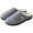 Grey, variant on POINTERTECK Men‘s Cozy Memory Foam Slippers Fuzzy Wool-Like Plush Fleece Lined Warm Slip On House Shoes Indoor Outdoor Anti-Skid Rubber Sole