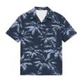thumbnail image 6 of Sentuca Kids Boys Shirts Short Sleeve Casual Button-down Shirts for Beach Hawaiian Vacation Summer Clothes Size 9-10 Years, 6 of 7