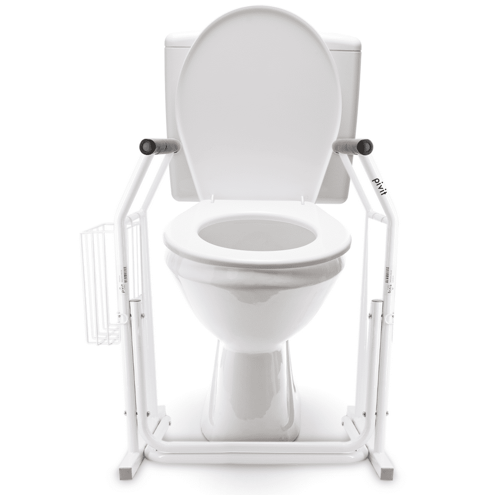 Pivit Stand Alone Toilet Safety Rails Medical Bathroom Assist Frame