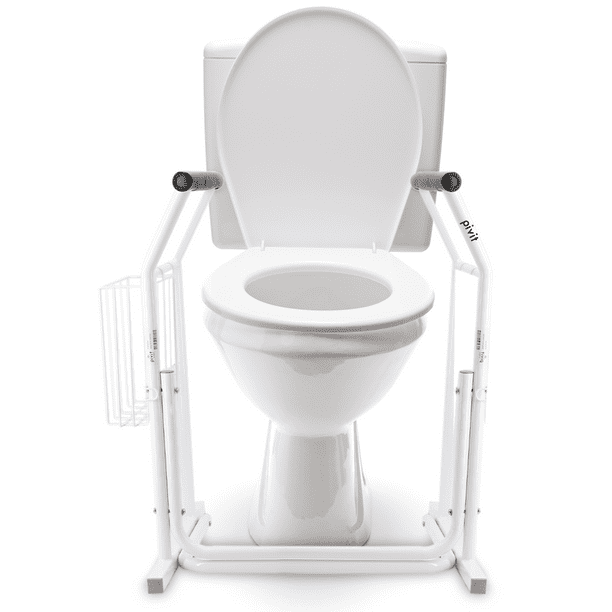 Pivit Stand Alone Toilet Safety Rails | Medical Bathroom ...