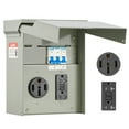 thumbnail image 1 of VEVOR Temporary Power Outlet Panel RV Electrical Panel 20 50 Amp RV Outlet Box, 1 of 9