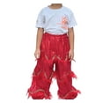 thumbnail image 2 of Ougyinr Boys Girls Pants for Toddler Kids,Teen Lion Dance Pants Lion Dance Performance Pants,Lion Performance Costumes, 2 of 9