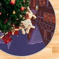 thumbnail image 5 of FMSHPON Town Street Xmas Christmas Tree Skirt Stand Mat for Holiday Party Decoration Indoor Outdoor 48 inches, 5 of 6