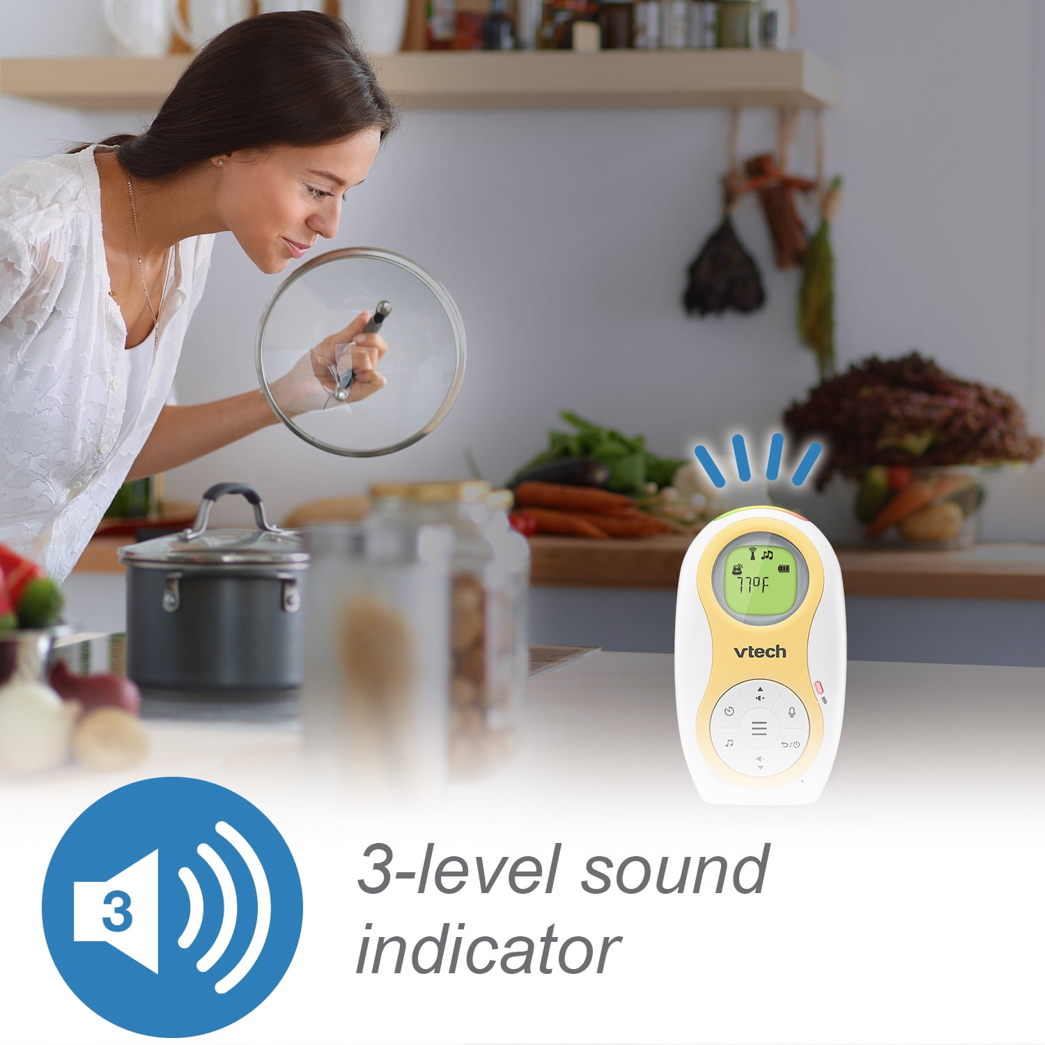 VTech DM1215 Enhanced Range Digital Audio Monitor With Dual Unit