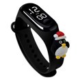 thumbnail image 1 of Reloj electrónico LED de muñeca navideña para niños y niñas, relojes LED digitales de moda, reloj de pulsera de silicona con correa ajustable., 1 of 3