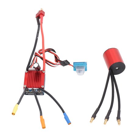 GoolRC S3670 RC Brushless Motor ESC Combo, 2850KV Sensorless Brushless Motor 120A Brushless ESC And Program Card Combo Set For 1:8 Scale RC Toys Prefect Modification Accessories