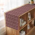 thumbnail image 6 of Table Runners 72 Inches Long Dress Scarves, Geometric Farmhouse Kitchen Table Runner, Coffee Tablerunners, Modern Abstract Lines Texture Red 14x72 Inch, 6 of 9