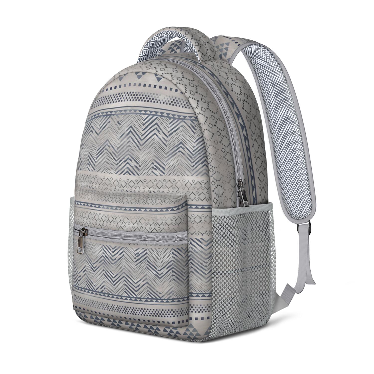 Earthy Aesthetic Waterproof School Bag - Organized Storage & Comfortable
