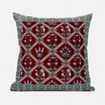 thumbnail image 3 of Mughal Art Indoor/Outdoor Pillow with Removable Cover in Red Gray Yellow26x26, 3 of 5