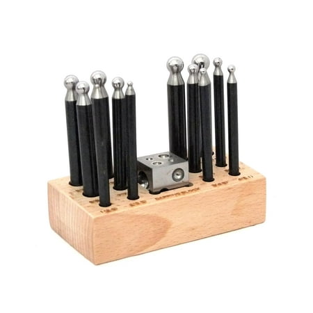 

Mini Dapping Set With 6 Sided Block And 12 Punches