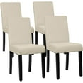 thumbnail image 1 of FDW Chaises de Salle à Manger Modernes Rembourrées en Tissu, Design Élégant (Ensemble de 4), 1 of 7