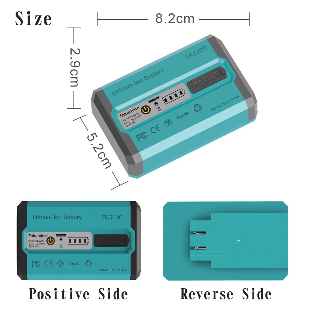 Takamine Lithium Battery TK5200 GM120S/GM160/GM120 Laser Level