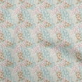 thumbnail image 1 of oneOone Polyester Spandex White Fabric Asian Floral Fabric For Sewing Printed Craft Fabric By The Yard 56 Inch Wide, 1 of 4