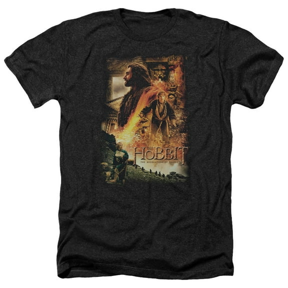 Hobbit - Golden Chamber - Heather Short Sleeve Shirt - Medium