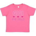 thumbnail image 3 of Inktastic Gigi Said I Could Funny Granddaughter Girls Girls Baby T-Shirt, 3 of 5