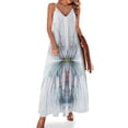thumbnail image 1 of Vestido largo sin mangas de mariposa vestido largo de verano para mujer Vestido largo de verano para mujer, 1 of 7