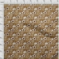 thumbnail image 4 of oneOone Cotton Cambric Brown Fabric Sports Basket & Football Fabric For Sewing Printed Craft Fabric By The Yard 42 Inch Wide, 4 of 4