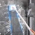thumbnail image 5 of Long Handle Bathroom Sponge Cleaning Brush Tub Tile Scrubber For Winter Deep Clean Shower Floor Household Organization, 5 of 5