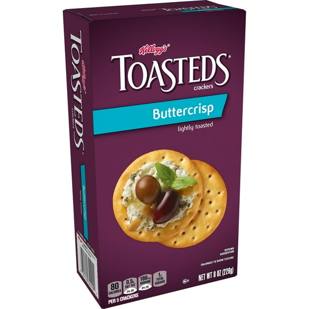 Keebler Toasteds, Crackers, Buttercrisp, 8 Oz