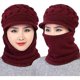 thumbnail image 5 of Women's Winter t, Winter Beanie, Scarf, Girls Slouchy Snow Knit t, Fleece Lined, 5 of 5