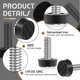 thumbnail image 3 of Niveladores de muebles ajustables con rosca de 1/4-20 Unc Niveladores de pies de tornillo Deslizamiento de acero galvanizado Pies niveladores de muebles Nivelador de piso para mesa, silla, c, 3 of 5