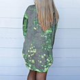 thumbnail image 4 of Cardigan Sweater for Womens Plus Size Knit Long Sleeve Soft Basic Knit Cardigan Sweater Green L, 4 of 6