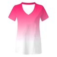 thumbnail image 3 of Njoeus Women's Scrub Tops V-Neck Short Sleeve T-Shirts Working Uniform Dressy Blouse with Two Pocket S-XXL, 3 of 4