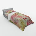 thumbnail image 3 of Ambesonne Floral Bedding Set 4 Pcs, Retro Design Old Grunge, Queen, Pink and Green, 3 of 3