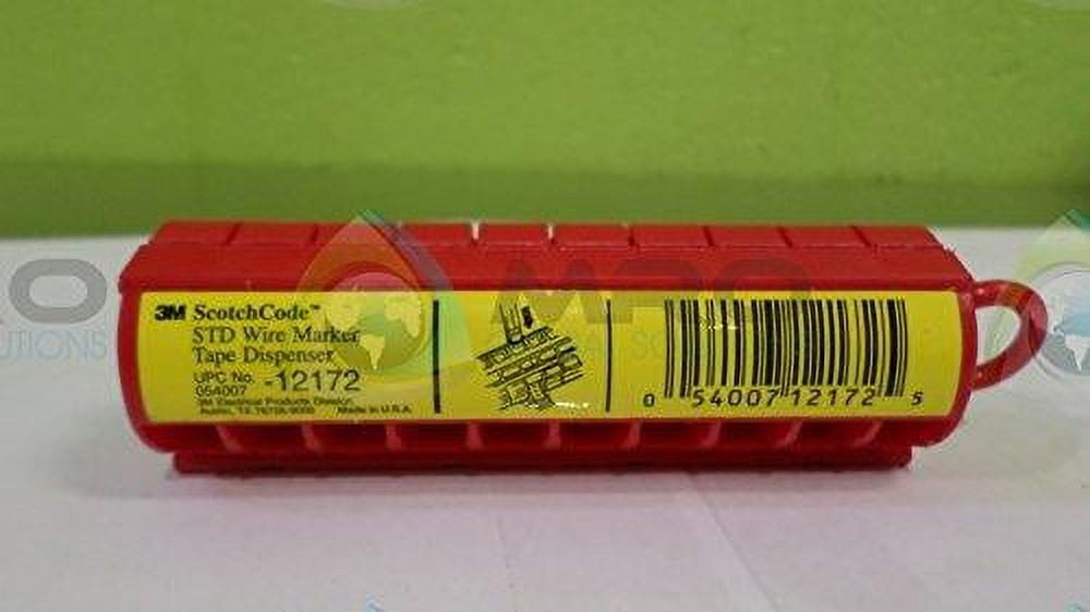 3M SCOTCHCODE WIRE MARKER TAPE DISPENSER STD - FOR MARKING WIRE AND CABLE - DURA