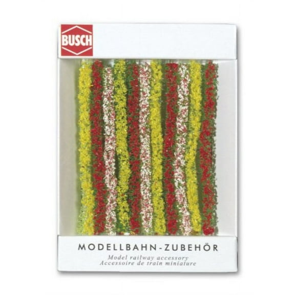 busch 7152 blooming hedges 10.5cm ho scenery scale model scenery