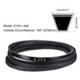 thumbnail image 2 of A144 Wrapped Rubber Belt, A-Section V Belt 146" Outside Circumference x 0.51" Width x 0.32" Thick, 2 of 4
