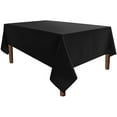 thumbnail image 2 of 100% Pima Cotton Table Cloth Beautiful & Decorative Great for Buffet Table, | Round Tablecloth ( 90-Inch Round, Black)., 2 of 4