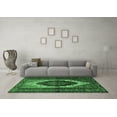 thumbnail image 3 of Ahgly Company Indoor Round Persian Emerald Green Traditional Area Rugs, 3' Round, 3 of 4