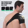 thumbnail image 4 of AQGT Adjustable Shoulder Brace Men Women Torn Rotator Cuff Pain Relief Compression Sleeve Wrap Recovery Shoulder Stability Support Strap, 4 of 8