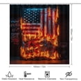 thumbnail image 2 of Flag Of The United States 4 Piece Shower Curtain Sets, with Non-Slip Rugs, Toilet Lid Cover And Bath Mat, for Bathroom Decor Set, 2 of 8