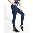 thumbnail image 3 of FUNING  Women's Yoga Pant Tummy Control High Waist Running Leggings with Pocket, 3 of 6