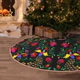 thumbnail image 5 of KLL Christmas Tree Skirt,Party Decorations Farmhouse for Christmas Decorations Holiday Party 36" -Mexican Flower 2, 5 of 6
