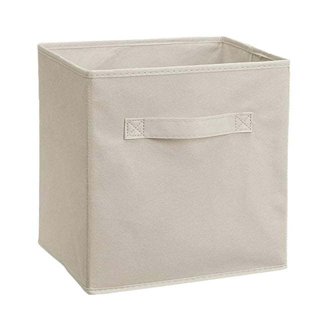 Hearth & Gear Foldable Storage Cubes Storage Boxes With Handles Closet Organizer Storage Shelf Cube Storage Organizer Non Woven Cloth Fabric Drawers Pasta Containers Rice 25 Pounds Potato Chip Storage
