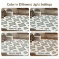 thumbnail image 7 of ODIKA 2'x3' Washable Doormat Non-Slip, Low Pile Boho Zigzag Distressed Southwestern Minimalist Seagrass Herringbone Refined for Entryway, Kitchen, Laundry Room, 7 of 7
