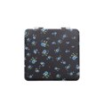 thumbnail image 1 of Espejo de Maquillaje Floral 1 Pc Único para Viajes Vacacionales Negro PU Acero Inoxidable Vidrio, 1 of 1